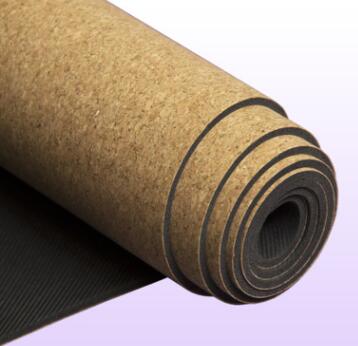 5MM  Non-slip Cork Rubber Natural Yoga Mat For Fitness Women Pilates Gymnastics Mat Yoga Brand Exercise Sports Pads Mat